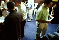 Primeiro acompanhamento dos novos convertidos, na Sala de Oração